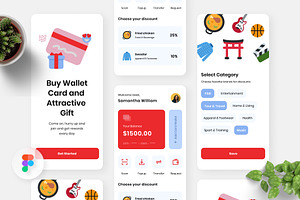 Billatera - Discount Wallet App, an UI Kit Template by Panen Creative
