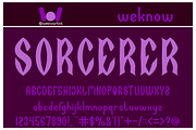 Dark empire font, a Font by weknow (Thumbnail 3 of 5)
