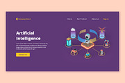 3D AI Illustration, a Scene 3D Model by Flat Icons (Thumbnail 6 of 6)