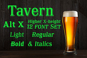 Tavern Alt X, a Font by FontMesa (Thumbnail 1 of 4)