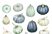 Dusty Pumpkin Watercolor Clipart, a Decorative Illustration by Watercolor Clipart (Thumbnail 2 of 3)