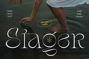 Stager - Unique Classy Serif, a Serif Font by Dharmas Foundry (Thumbnail 1 of 15)