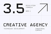 Spatio Mono - Monospace Font, a Sans Serif Font by Prominent & Affluent (Thumbnail 6 of 10)