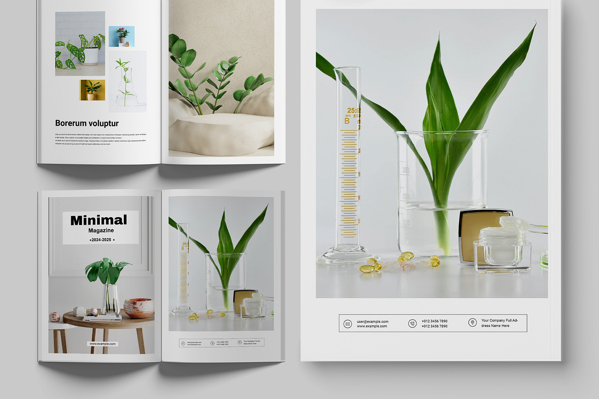 Minimal Magazine Layout