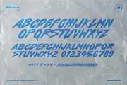 Blaster Font, a Script Font by Indieground Design Inc. (Thumbnail 6 of 8)