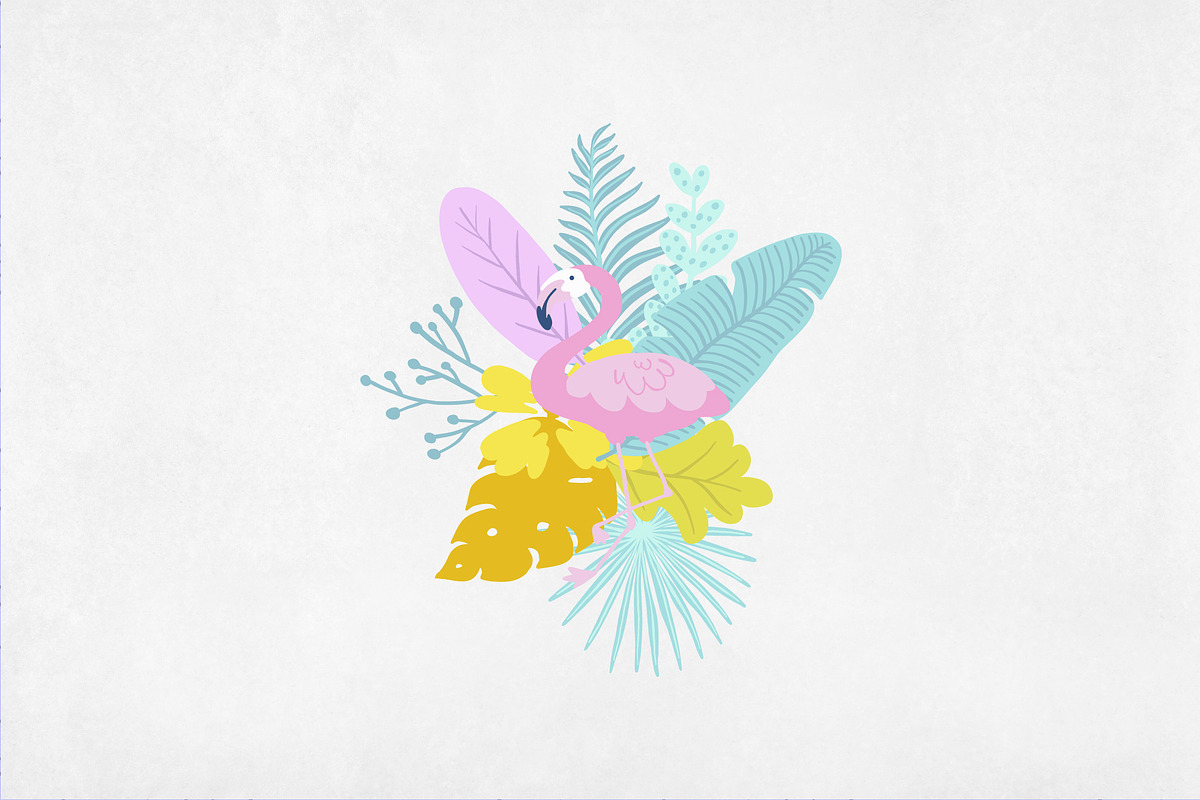 Tropical Paradise Set, an Illustration by Bosotochka♥Art (Photo 9 of 9)