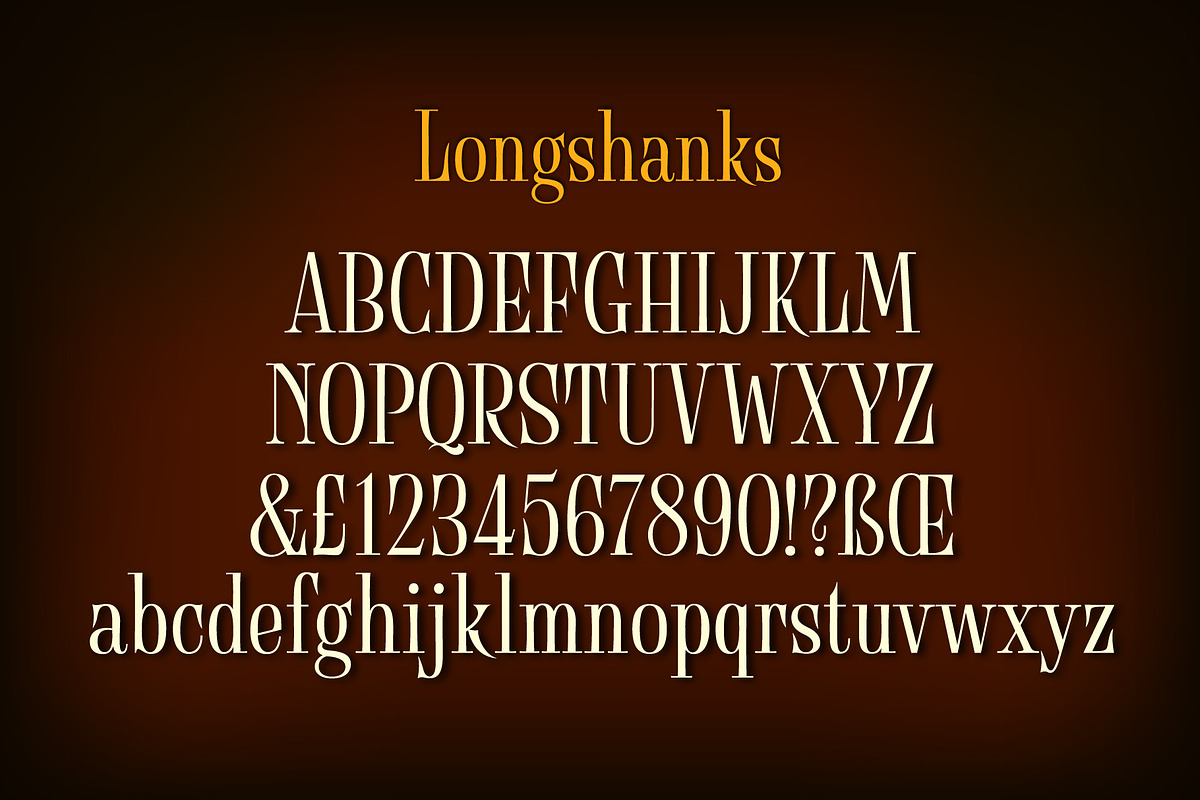 Longshanks Font, a Serif Font by Mysterylab Designs (Photo 2 of 7)