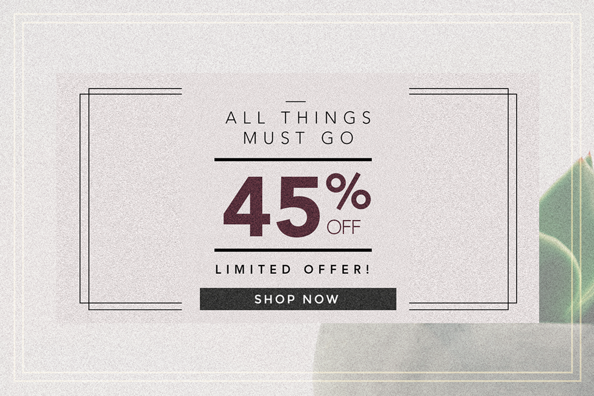 GRUNGE Facebook sale and quote pack, a Social Media Template by Vova (Photo 6 of 16)