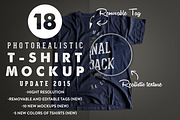 Photorealistic T-Shirt Mockup 2, a Shirt Mockup by GraphicHero (Thumbnail 1 of 11)