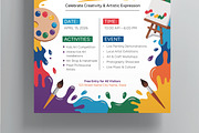 World Art Day Flyer, a Print Template by MightyDesign (Thumbnail 3 of 8)