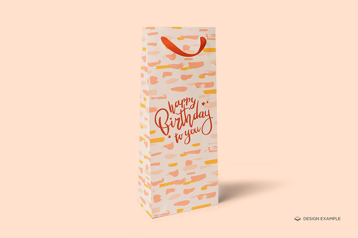 Wine Size Gift Bag Mock-up, a Print Template by Branda Keeps (Photo 9 of 17)