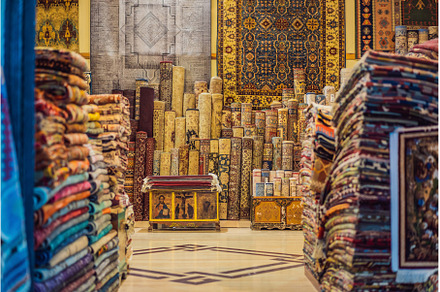 Turkish carpet market. Turkish, an Arts & Entertainment Photo by Elizaveta Galitskaya
