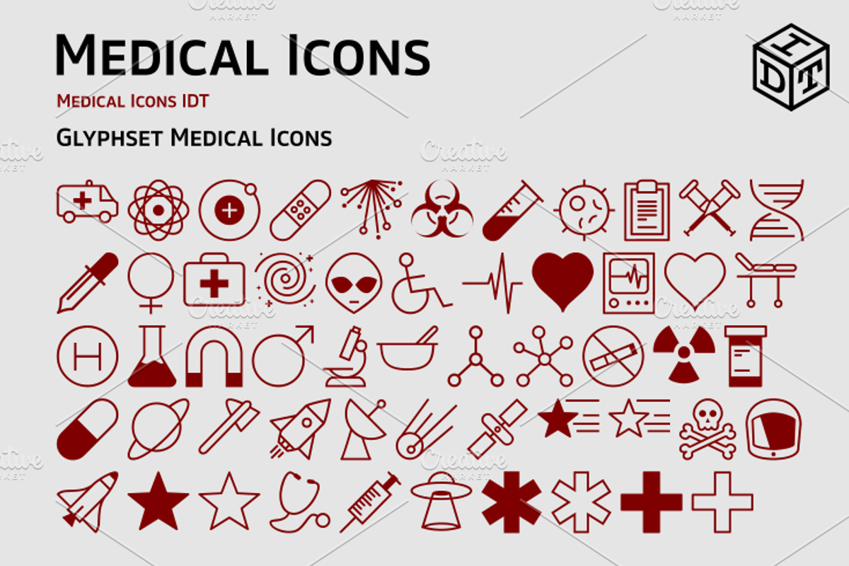 Medical Icons + Web Font(Free)