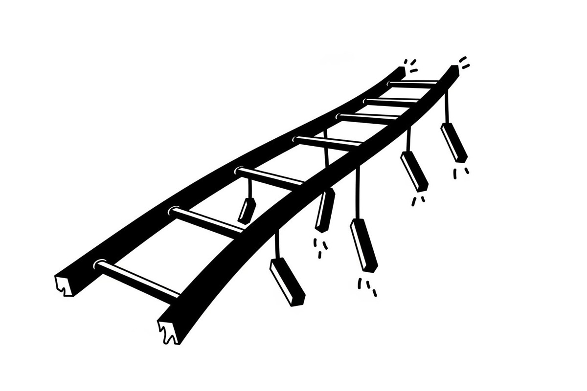50 Broken Ladder Silhouette Bundle, an Illustration by Designs_River (Photo 16 of 51)