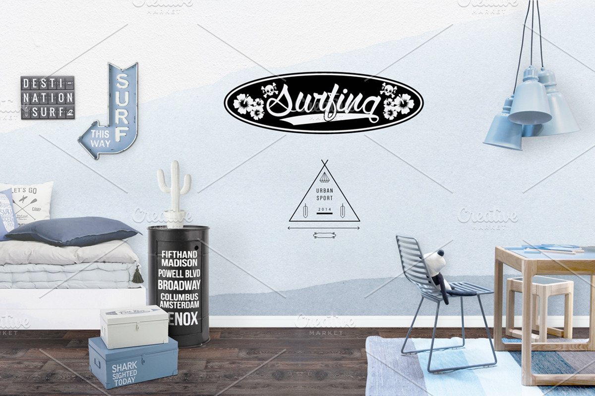 Kids Room Wall/Frame Mock Up 26, a Print Template by Whimsicality (Photo 2 of 6)