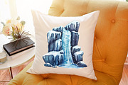 Winter Wonderland, Watercolor Winter, an Illustration by Sublimation Artist (Thumbnail 6 of 6)