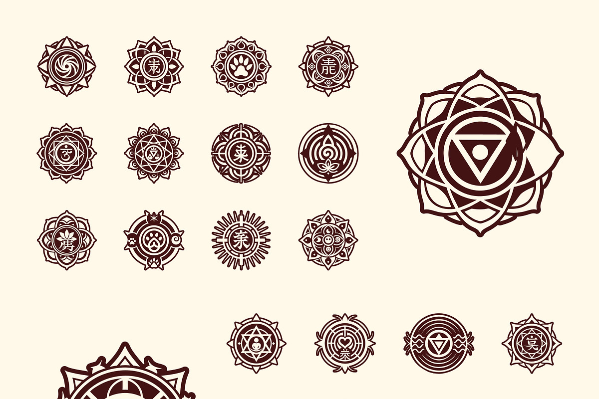 Reiki Symbols, a Solid Icon by Creative Stall (Photo 8 of 9)