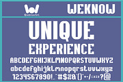Reality Font, a Font by weknow (Thumbnail 4 of 8)