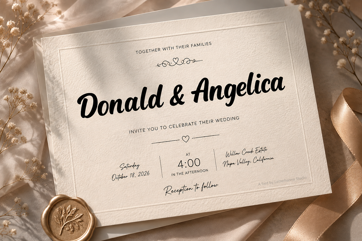 Mirevalyn: A Casual Script Font, a Script Font by Letterhanna Studio (Photo 6 of 9)