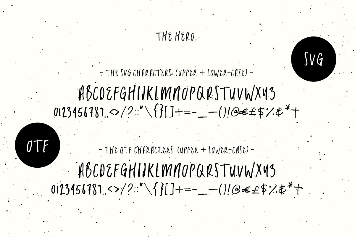 The Hero | Script Font preview 6