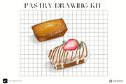 Procreate French Pastry Brush Pack, a Brush Add-On by Artbykimmyw (Thumbnail 6 of 9)