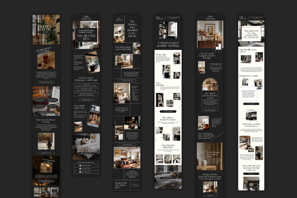Real Estate Newsletter Templates, an Email Template by Meraki Templates (Photo 7 of 9)