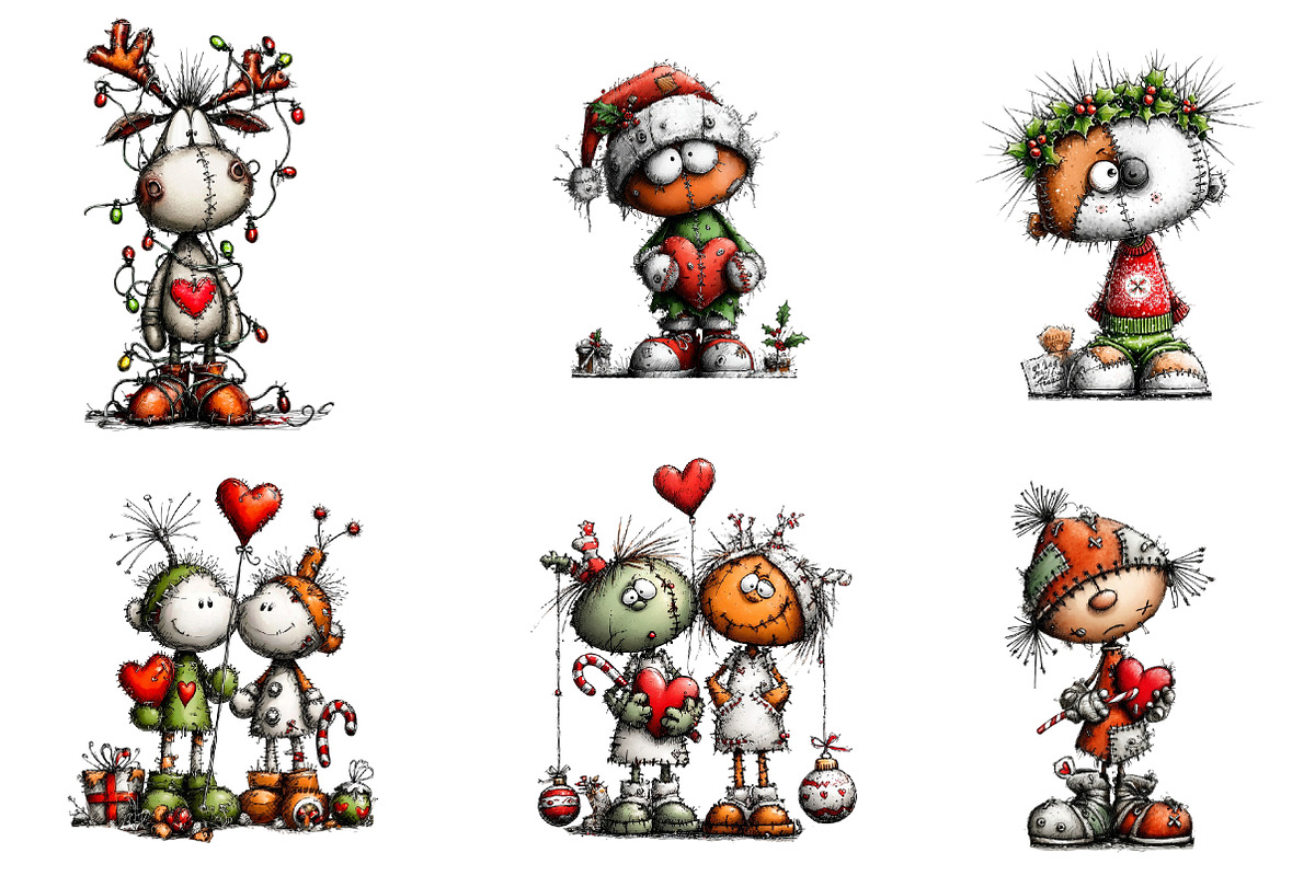 Christmas Voodoo Doll, an Illustration by CreationArt (Photo 3 of 4)