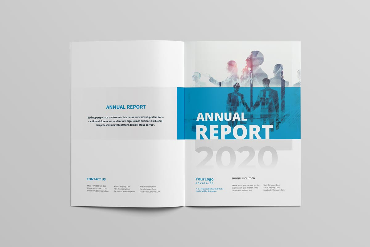 Annual Report Brochure, a Brochure Template by New Lines (Photo 2 of 14)