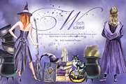 Watercolor Fantasy Clipart Bundle, a Person Illustration by ArtCreationsDesign (Thumbnail 8 of 22)