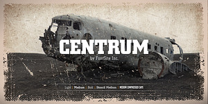 Centrum, a Slab Serif Font by FontSite Inc.