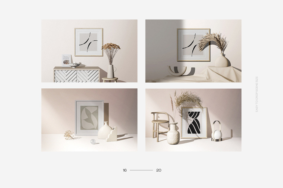 Frame mockup creator - part 1, a Print Template by Creatoom (Photo 7 of 17)