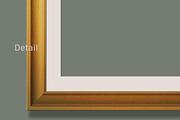 Elegant Gold Frame Mat Art Mockup, a Device Mockup by artbyjocelyn.digital (Thumbnail 3 of 3)