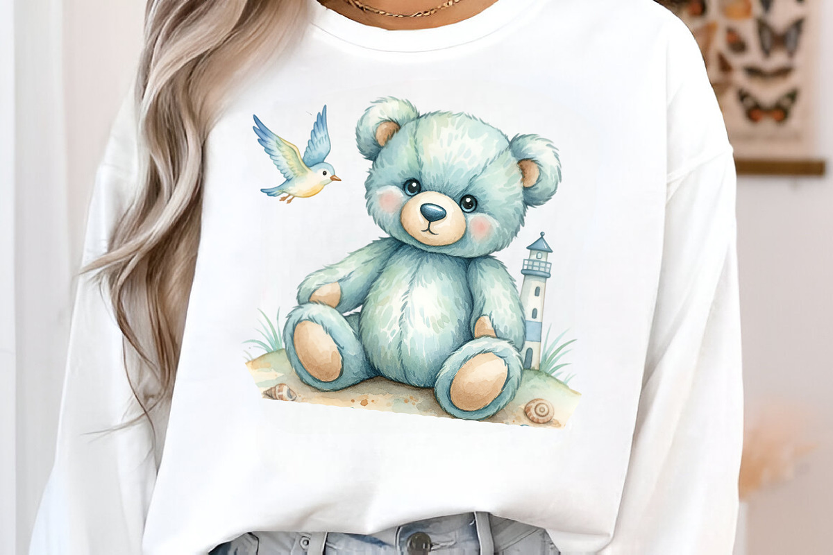 Coastal Summer Teddy Bear Clipart, an Illustration by SinaCreation (Photo 10 of 11)