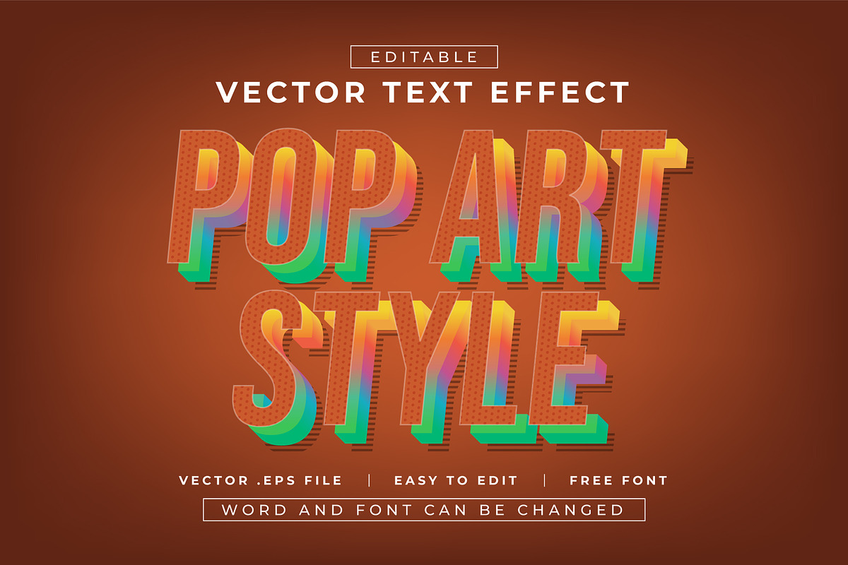 16 Pop Art Style Text Effects | EPS, a Layer Style Add-On by padilah_a (Photo 14 of 20)