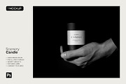 Realistic Candle - 6 Mockups Set, a Packaging Mockup by Studio Lanterne (Thumbnail 3 of 7)