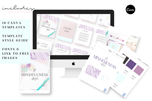 Mindfulness Canva Workbook Template