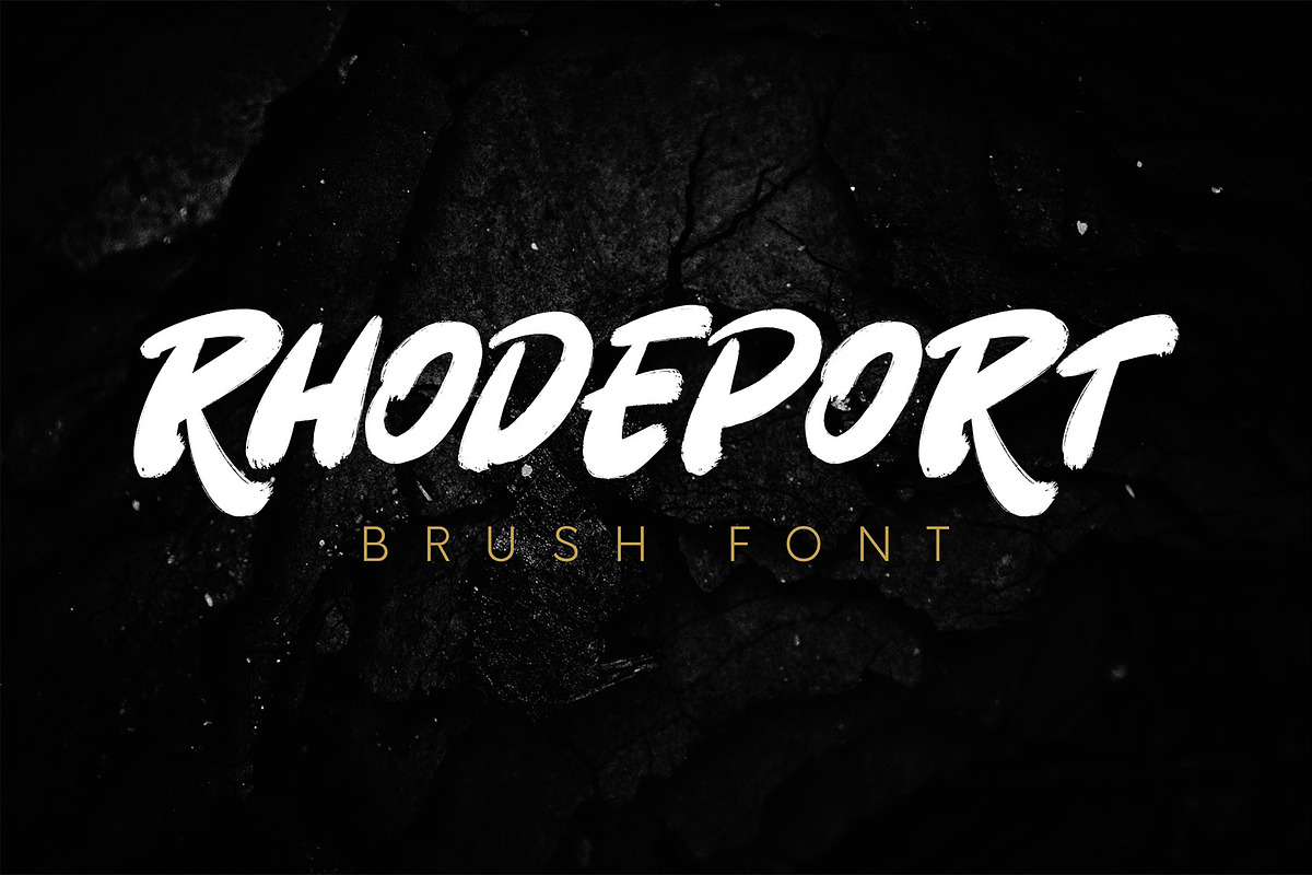 Rhodeport, a Font by Omotu Studio (Photo 11 of 11)