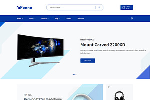 Electronics Shopify Theme - Ponno