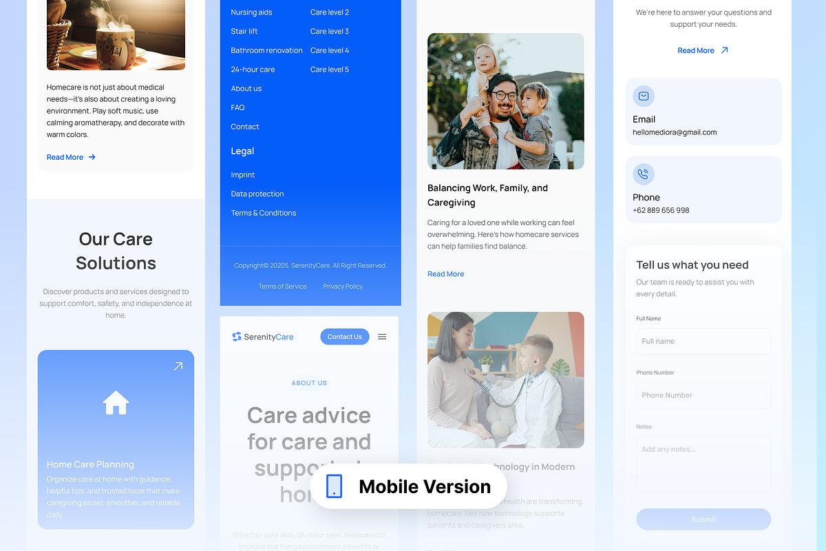 SerenityCare - Medical Homecare Web preview 8