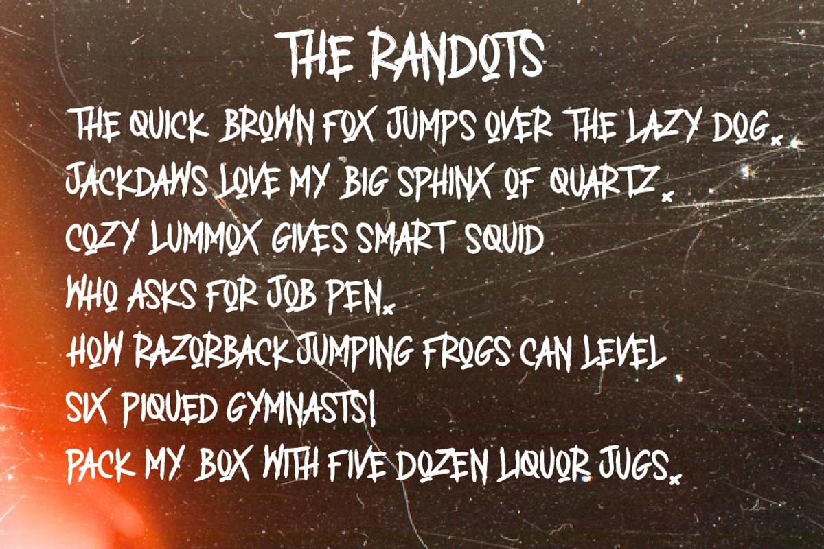 THE RANDOTS, a Blackletter Font by AMINMARIO (Photo 5 of 5)