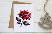 Gothic Roses Clipart Bundle, an Illustration by CreationArt (Thumbnail 2 of 6)