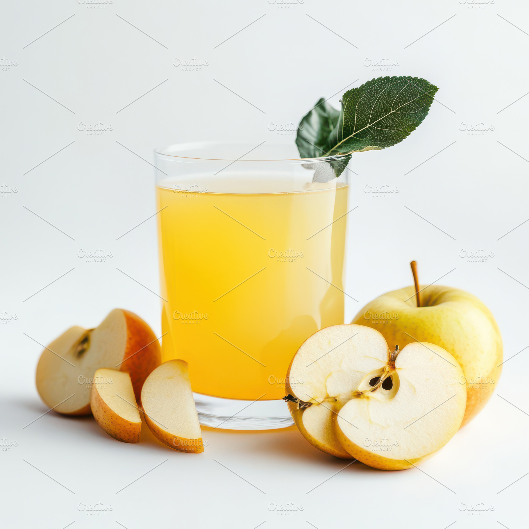 Refreshing Apple Juice Glass Apples, a Beauty & Fashion Photo by Pixeness Studio