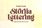 Storia Lettering, a Serif Font by Gatype (Thumbnail 1 of 10)