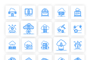 Cloud Computing Icons, an Outline Icon by Brickclay (Thumbnail 6 of 7)