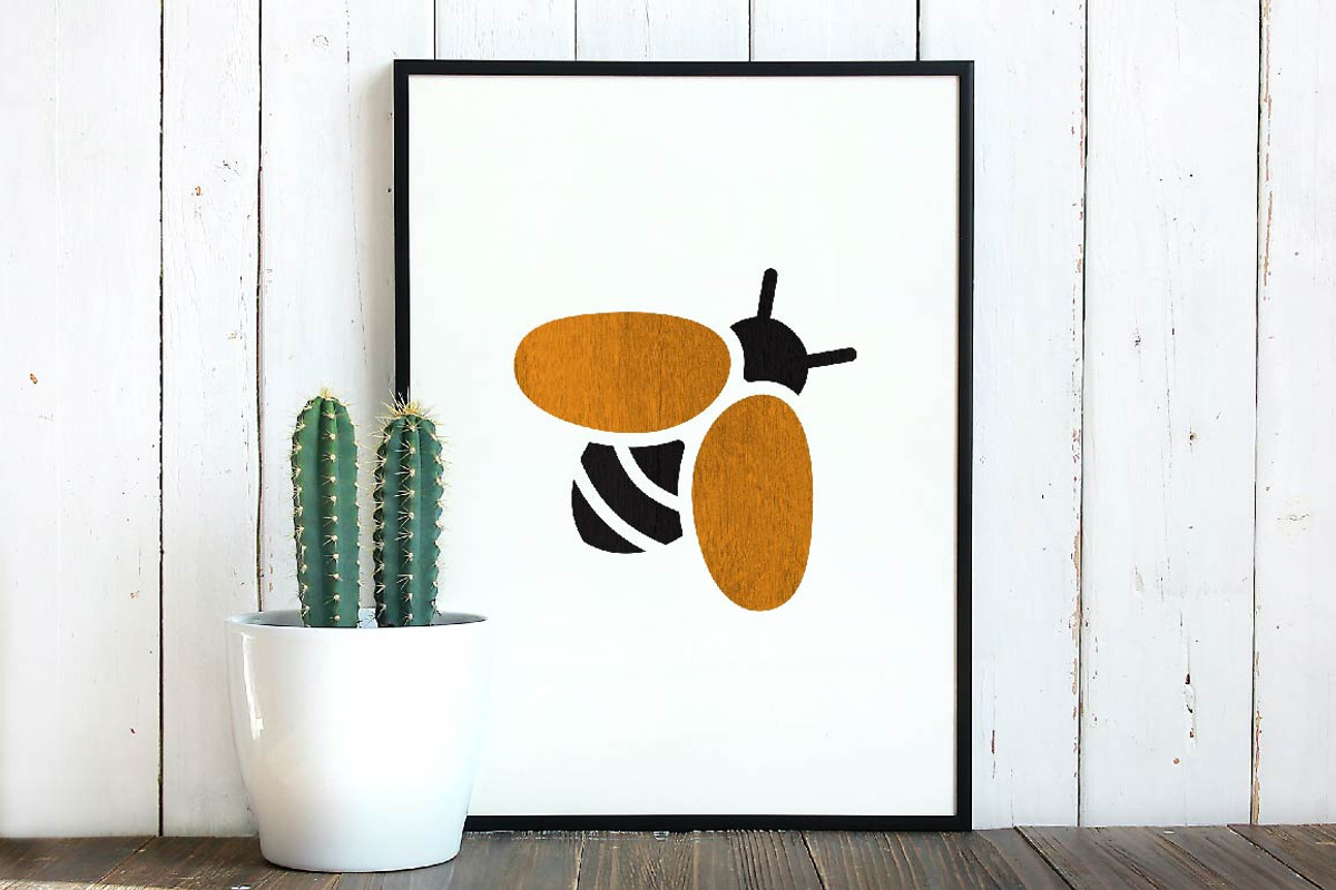 Sweet Honey Bee Insect Nature Logo, a Branding & Logo Template by jongcreative (Photo 3 of 3)
