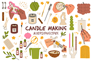 150+ Candle Making Clipart Set, an Object Illustration by Zeukaa (Thumbnail 1 of 15)