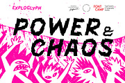 Exploglyph Font, a Symbol Font by Fontcamp Type Foundry (Thumbnail 5 of 6)