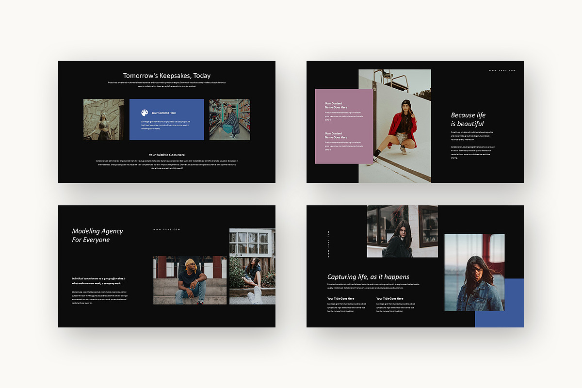 Fras : Modeling Agency Google Slides, a Presentation Template by Punkl Camp (Photo 11 of 16)