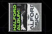 Halford – Futuristic Geometric Font, a Font by Pekotype (Thumbnail 13 of 16)