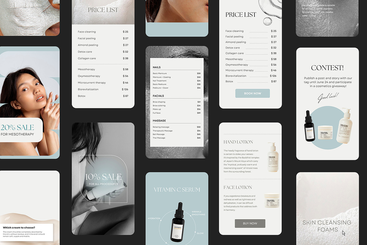 CANVA & PS/Skin Care Social Media, a Social Media Template by Simple có (Photo 6 of 13)